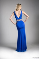 Picture of Women's Long Fitted Beading Sleeveless Mermaid Evening Gown Dress